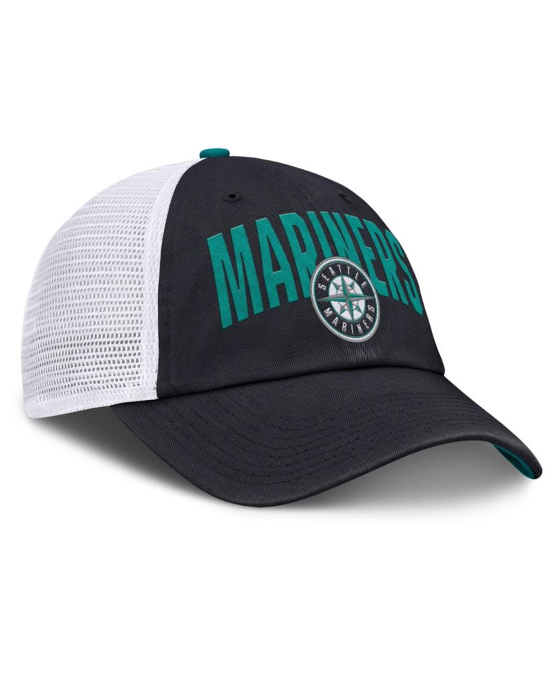 Men's Navy Seattle Mariners Primetime Club Adjustable Trucker Hat