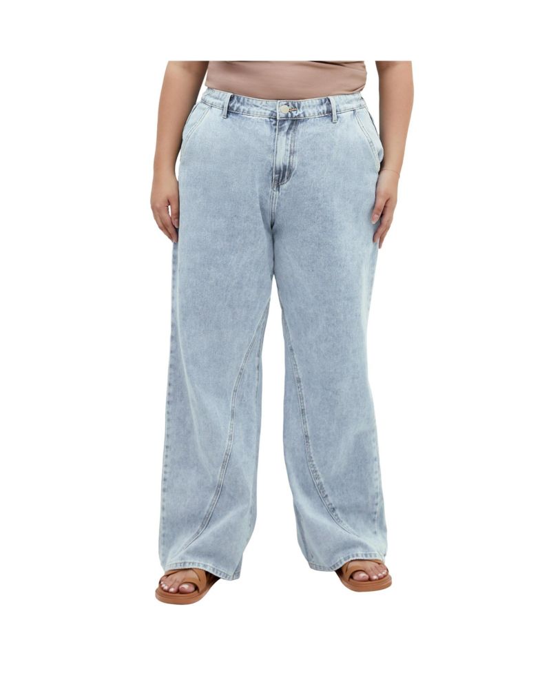 Plus Size Harley Kyla Wide Leg Jean
