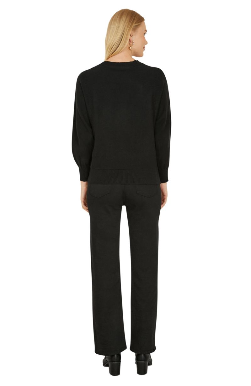 Women's Sequin Butterfly Jumper