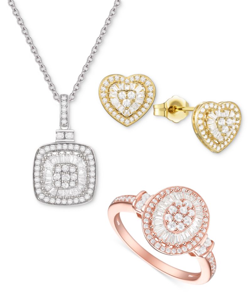 Diamond Vintage-Inspired Ring (1/2 ct. t.w.) in 14k White, Yellow or Rose Gold