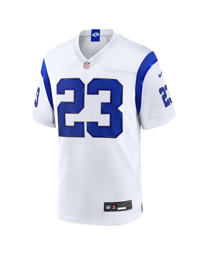 Men's Kyren Williams Los Angeles Rams Fearsome White Game Jersey