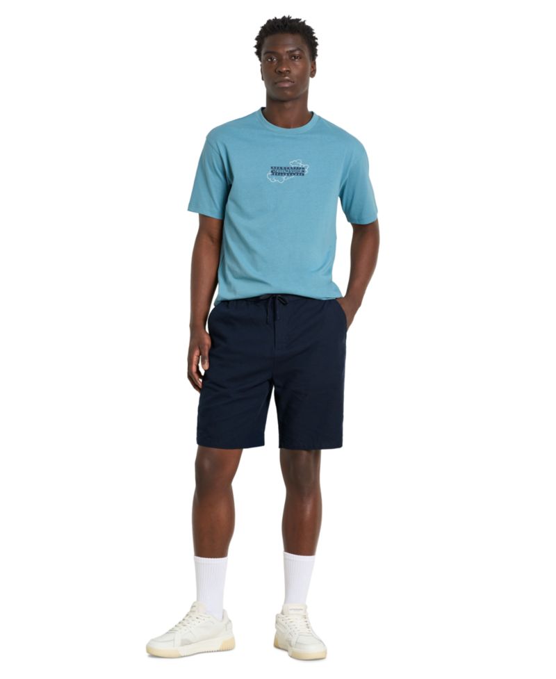 Men's Embroidered Artwork Relaxed-Fit T-Shirt