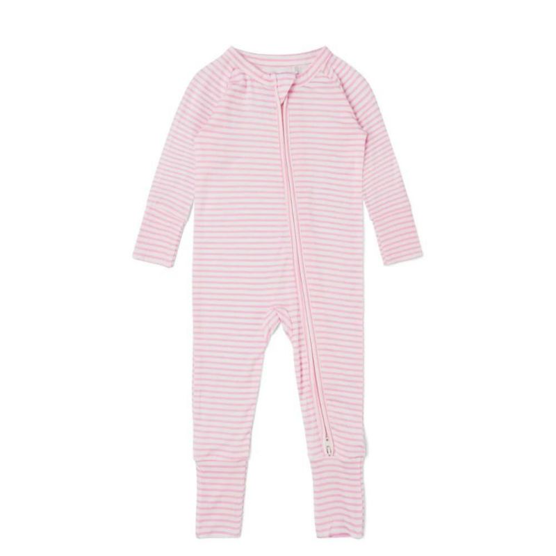 Baby Girls Ballet Stripe Bamboo Sleeper