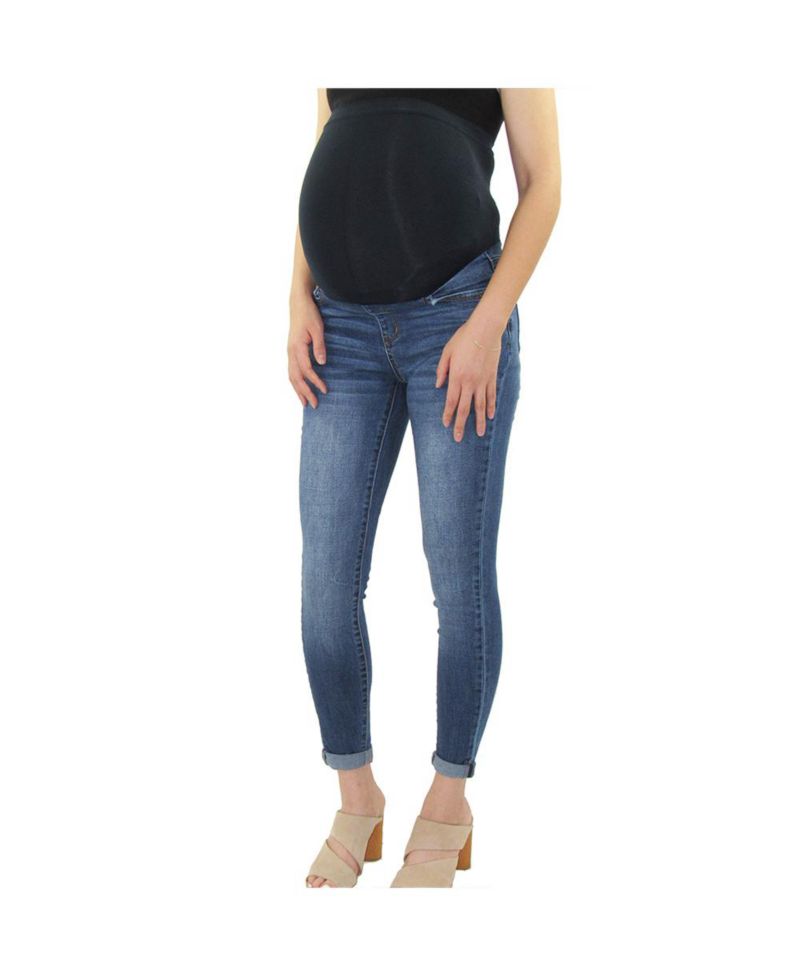 Cuffed Maternity Skinny Jean