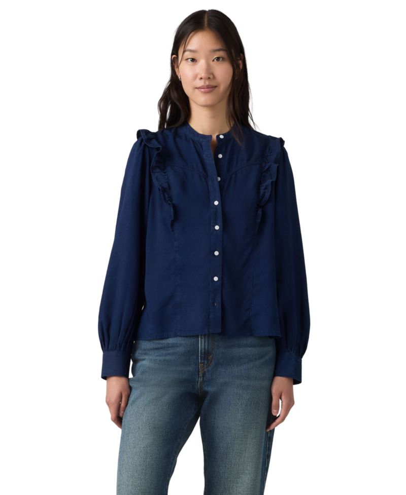 Women's Jessie Western Plaid Flannel Blouse