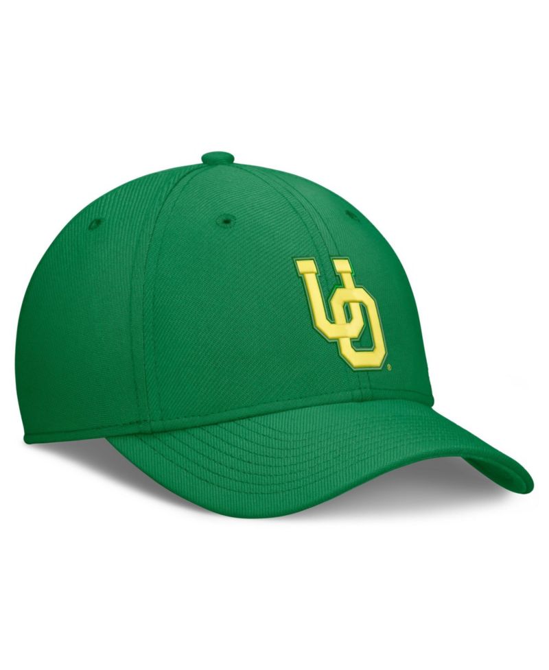 Men's Green Oregon Ducks Dri-FIT Vintage Rise Swooshflex Flex Hat