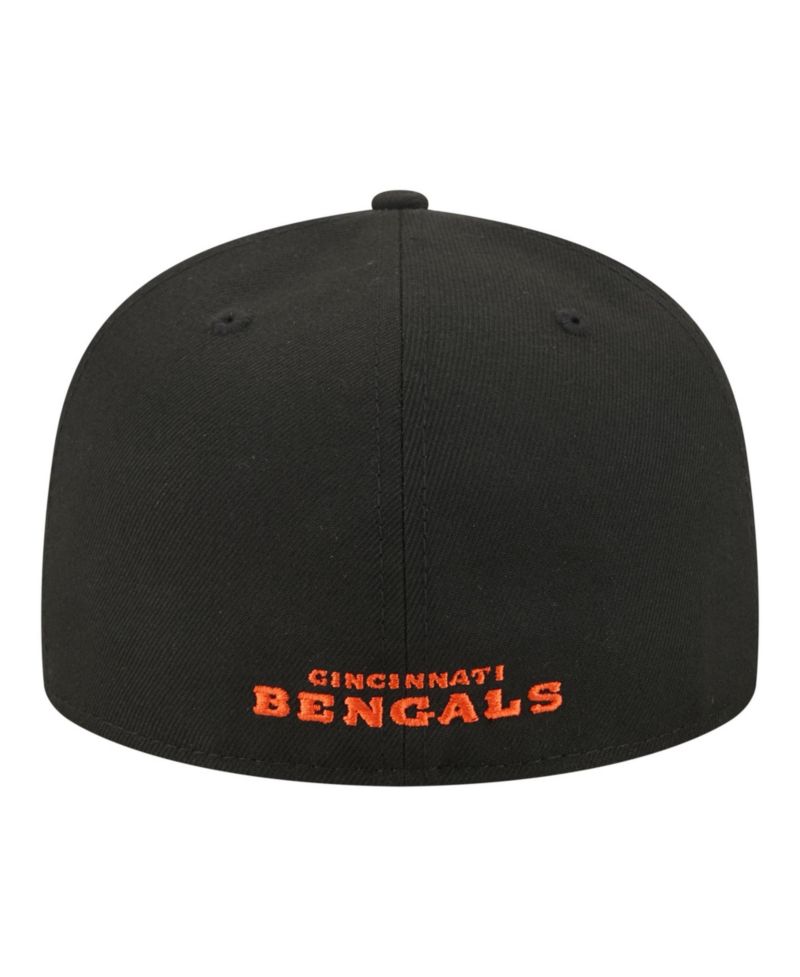 Cincinnati Bengals Fitted Flat-Bill Core Team 59FIFTY Hat