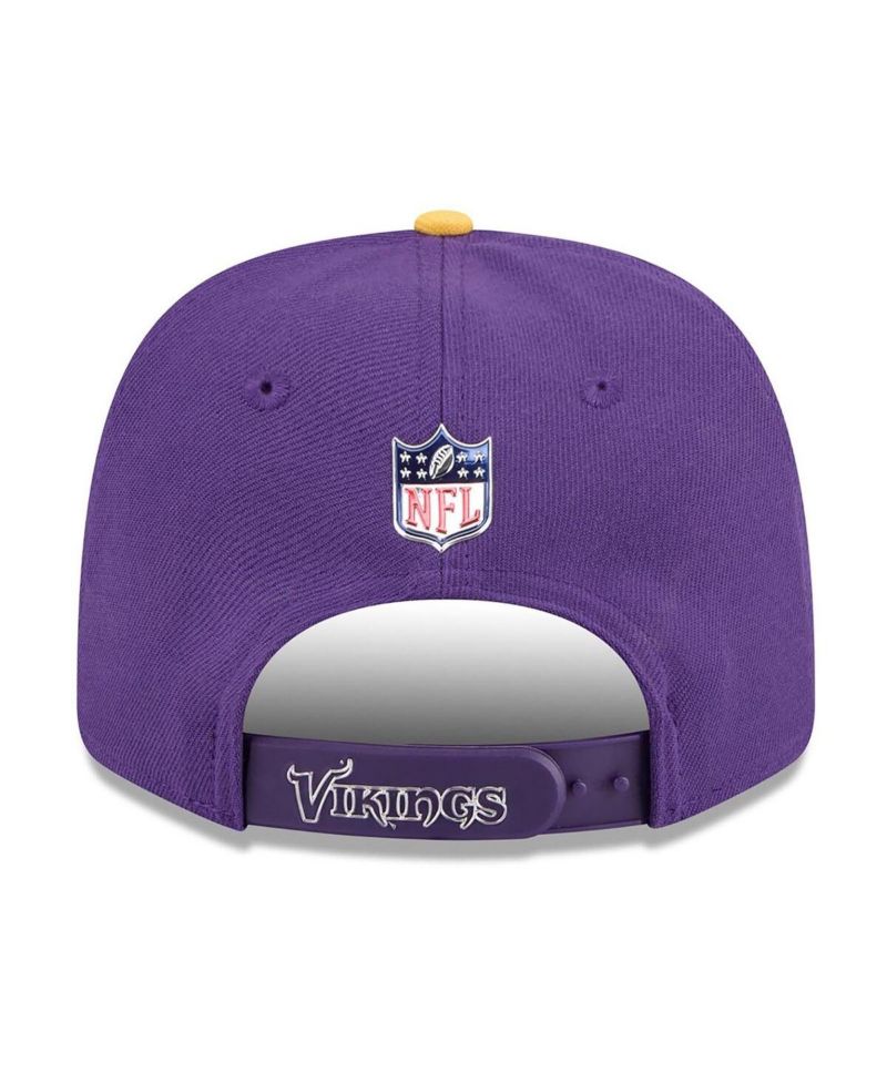 Men's Purple/Gold Minnesota Vikings 2026 NFL Draft 9SEVENTY Adjustable Hat