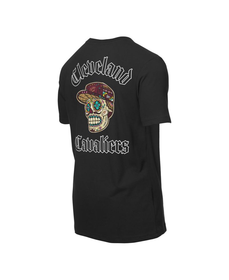 Men's Black Cleveland Cavaliers Sugar Skulls T-Shirt