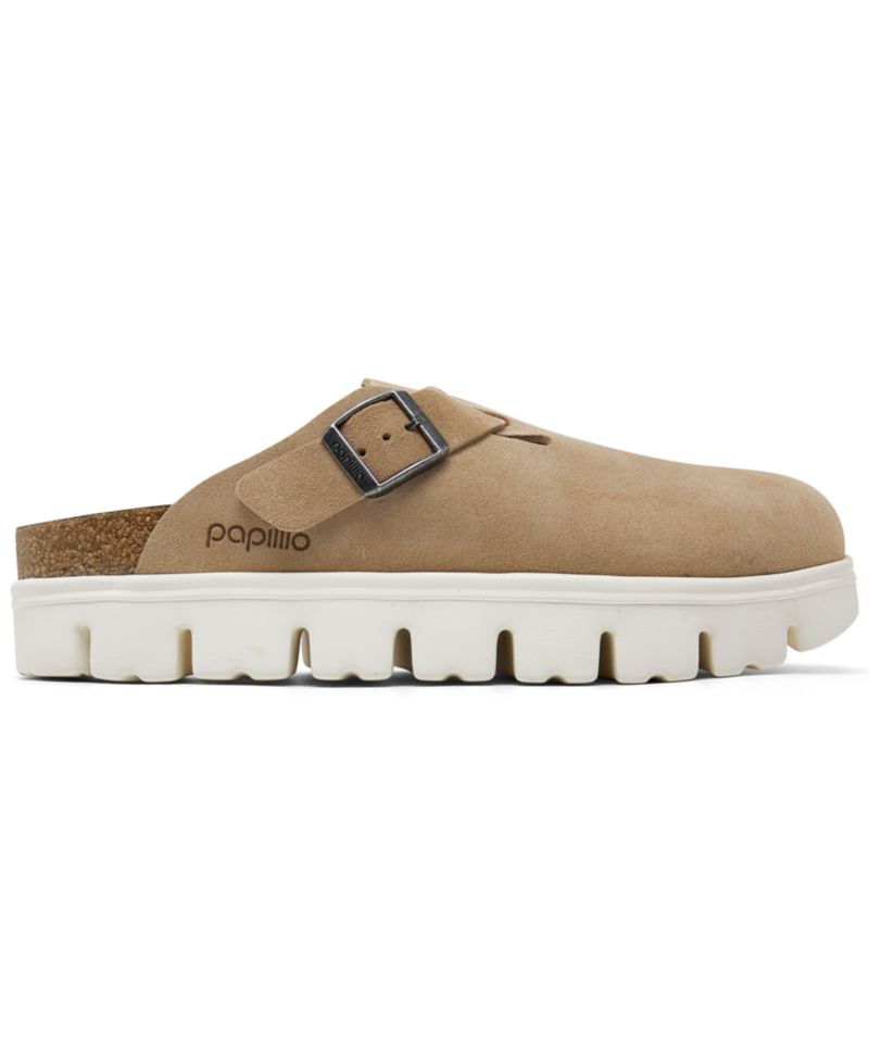 Women's Boston Chunky Suede Leather Platform Clog from Finish Line