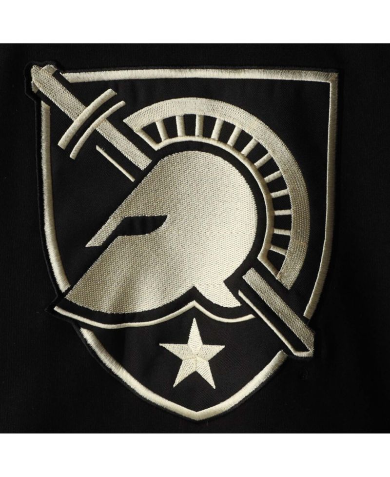 Men's Black Army Black Knights 2.0 Lace-Up Pullover Hoodie