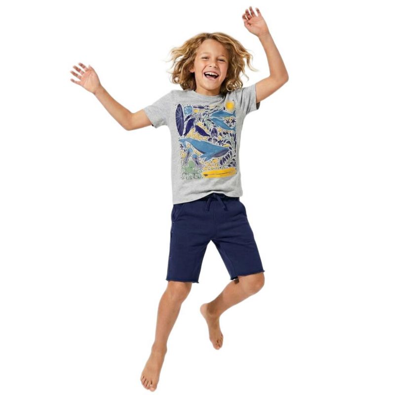 Boys and Girls Fair Trade Organic Cotton Graphic Short Sleeve T-Shirt