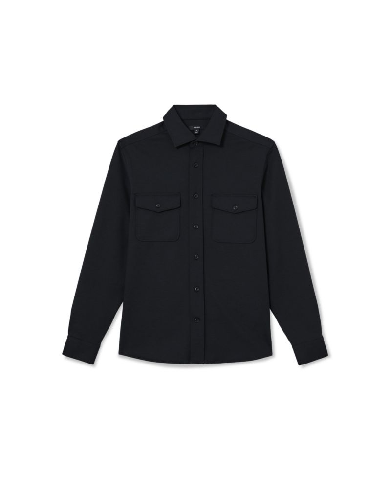 Men's Mcshane Twin-Pocket Button-Through Overshirt