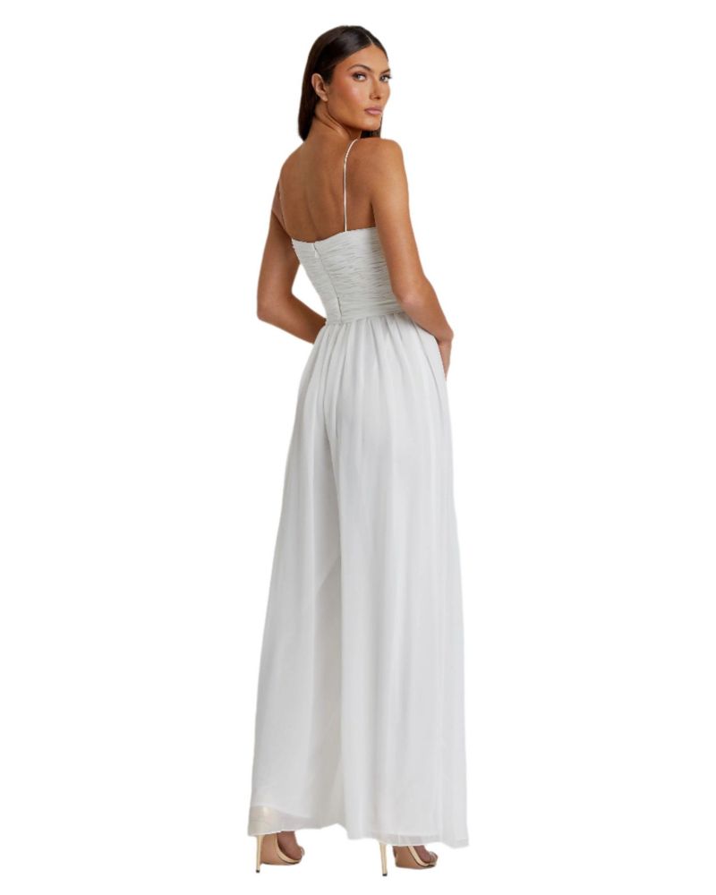 Women's Ieena Ruched Sleeveless Tie Jumpsuit