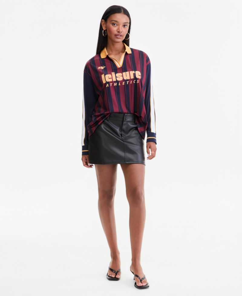 Women's Leisure Athletics Graphic Long-Sleeve Jersey