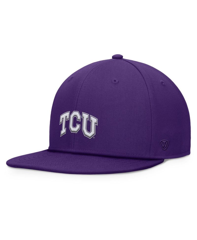 Men's Purple TCU Horned Frogs Fundamental Snapback Hat