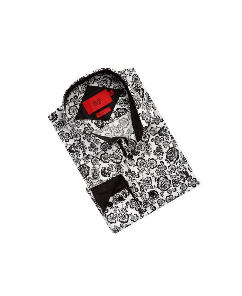 Men's Slim Fit Floral Shirt for Men By
