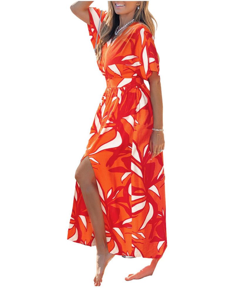 Women's Feel It in My Soul Tropical Midi Beach Dress
