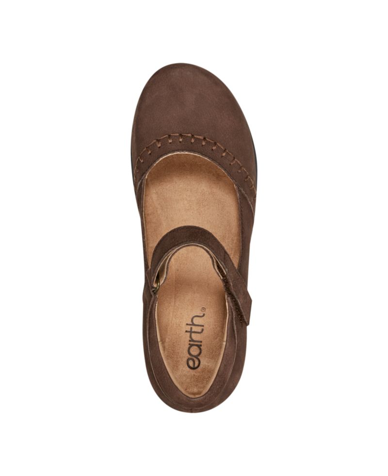 Women's Kalece Leather Stitched Mary Jane Flats