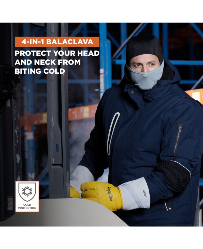Men's 4-in-1 Convertible Balaclava - Versatile Face Mask for Cold Weather Protection