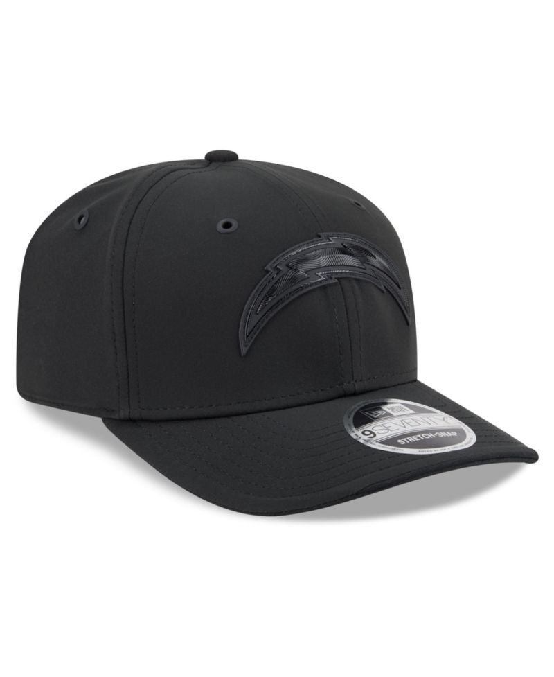 Men's Black Los Angeles Chargers 2026 Sideline 9SEVENTY Adjustable Hat