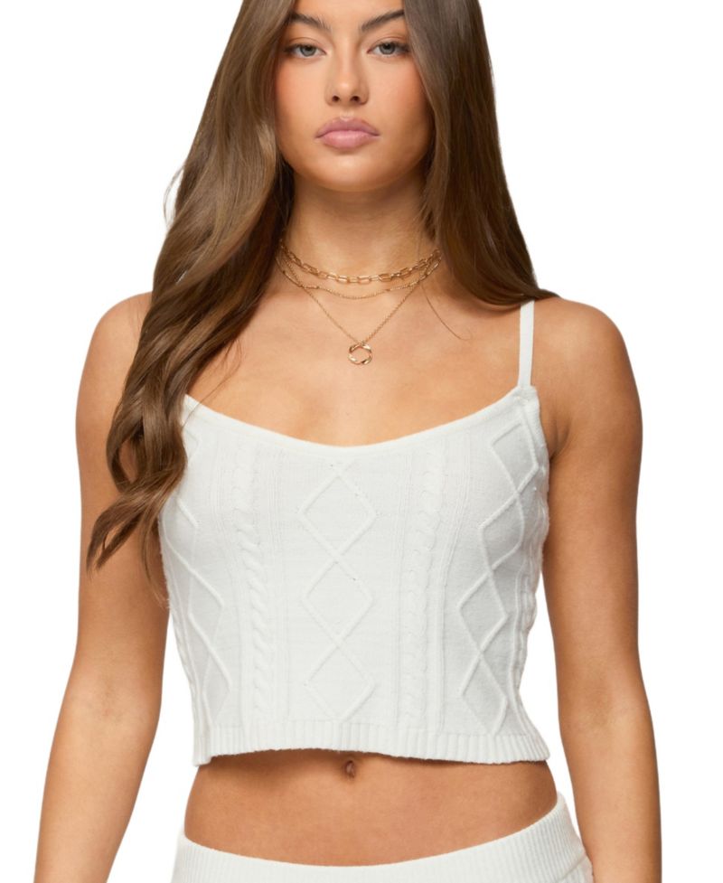 Women's Louise Cable Knit Tank Top