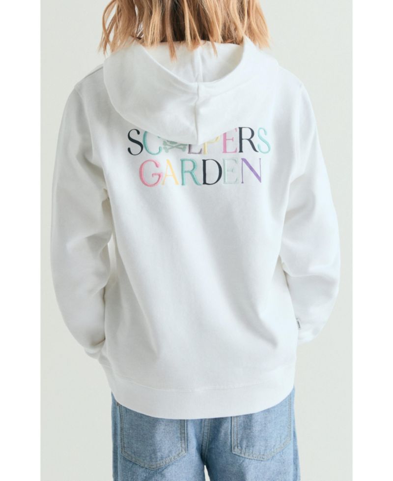 Little Girls 4-16 sweatshirt with garden motif