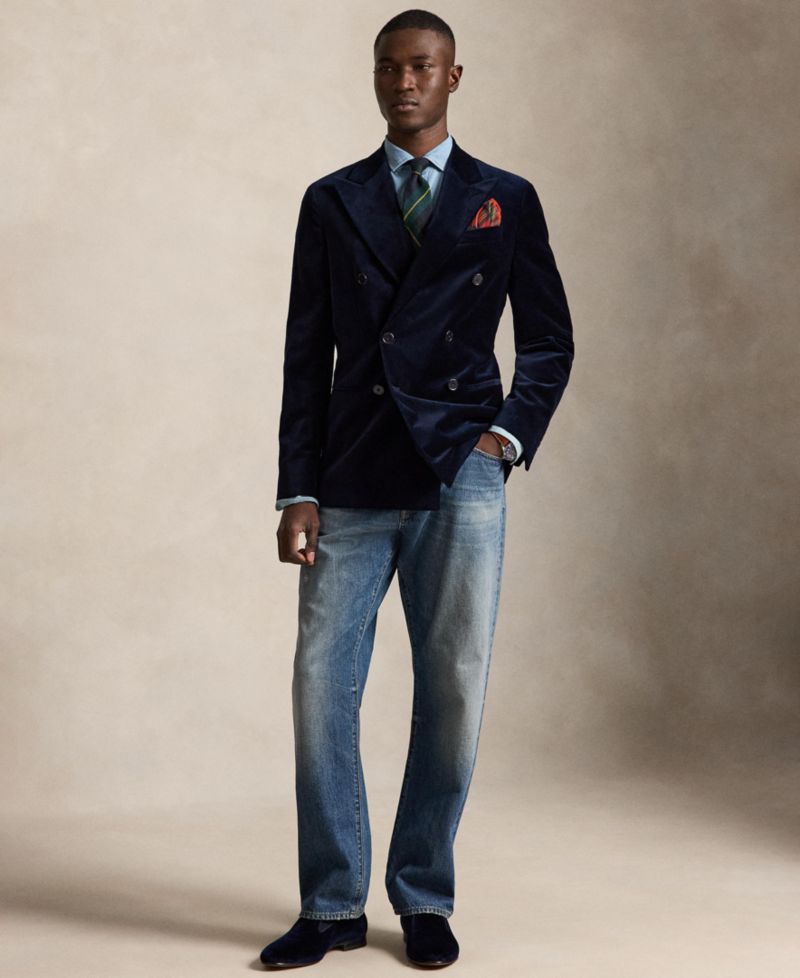 Men's Polo Modern Velvet Jacket
