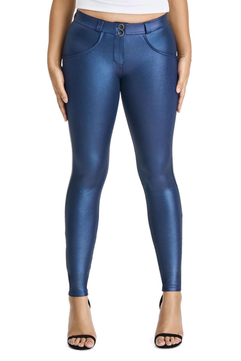 Women's Mid-Rise Sculpting Skinny Disco Pants