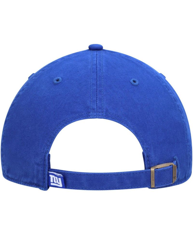 Men's '47 Royal New York Giants Clean Up Script Adjustable Hat