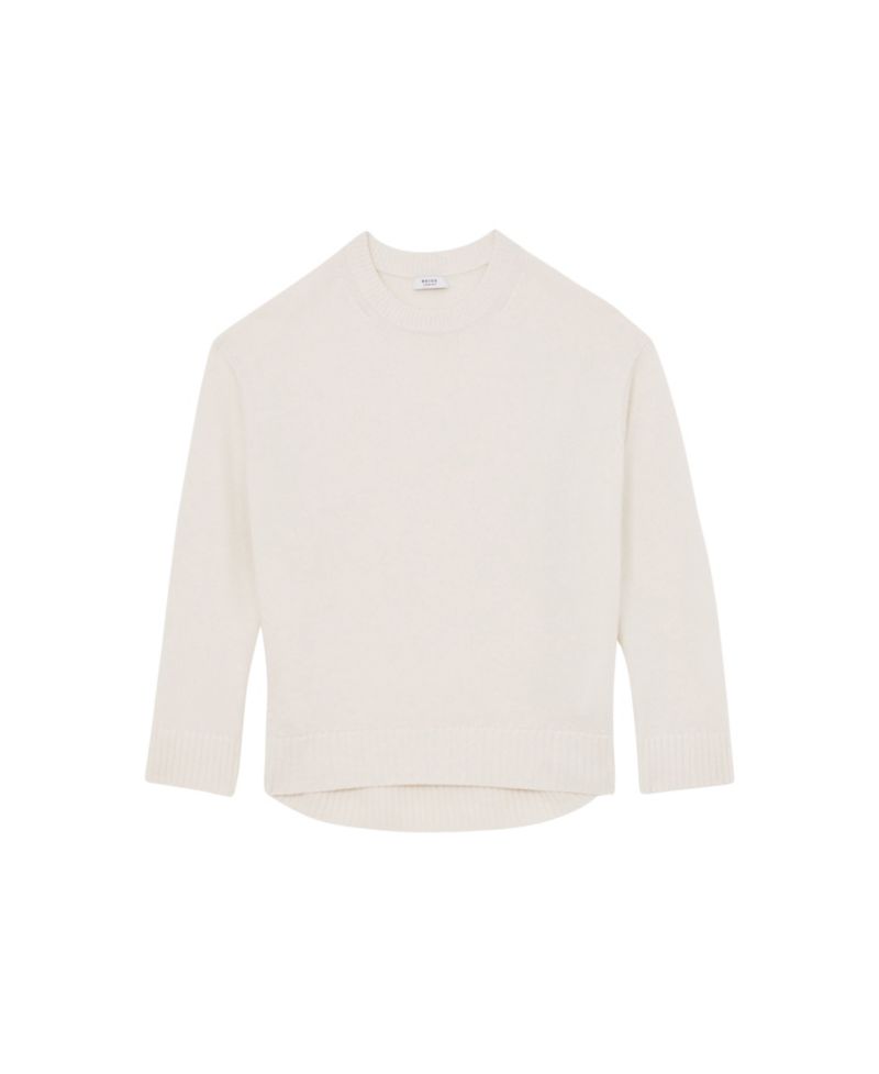 Women's Ella Oversized Drop-Shoulder Wool-Cashmere Blend Crewneck Sweater