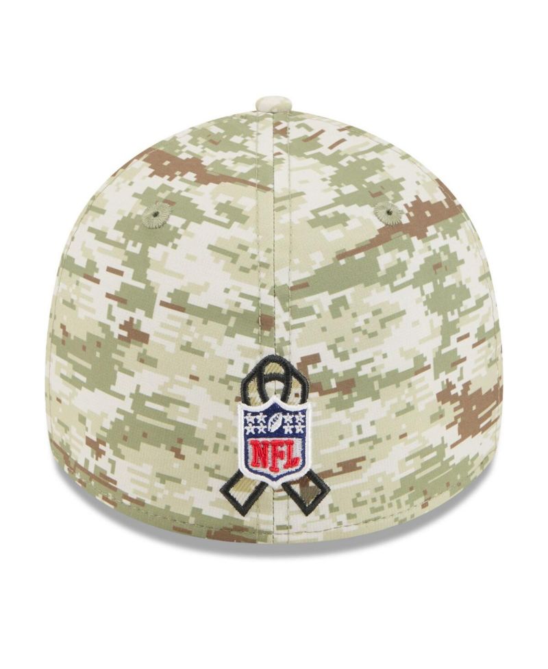 Men's Camo/Dark Green Cleveland Browns 2025 Salute to Service 39THIRTY Flex Hat