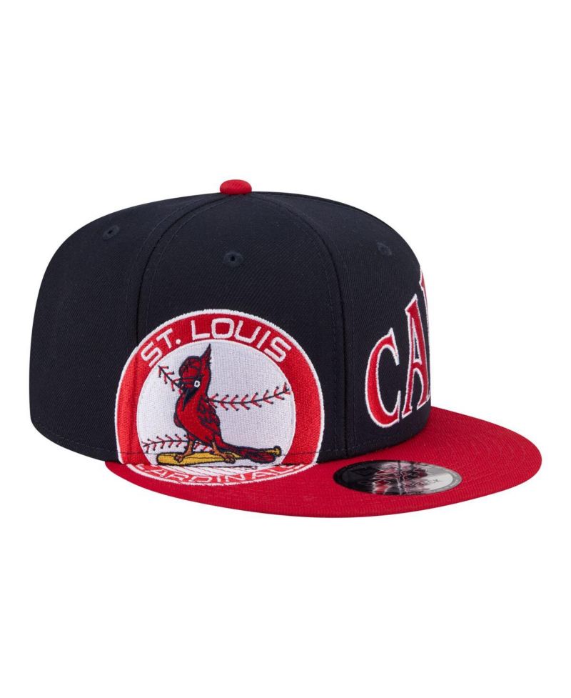 Men's Navy/Red St. Louis Cardinals Stretched Two-Tone 9FIFTY Adjustable Hat