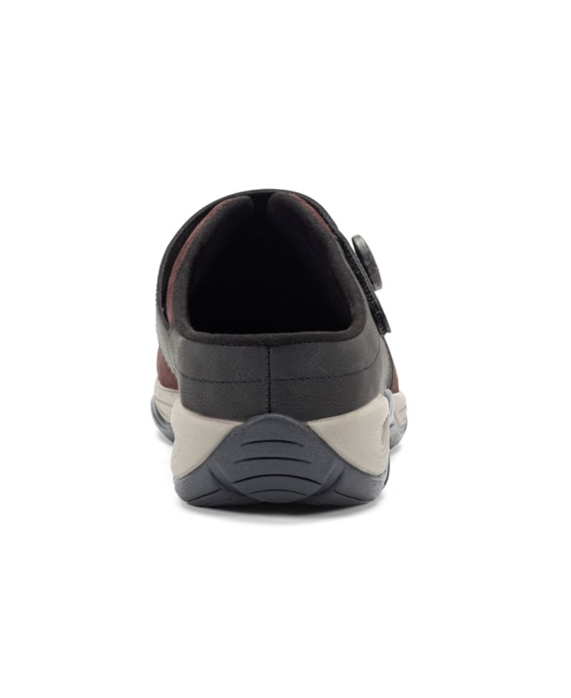 Women's Edline Suede Button Strap Mules
