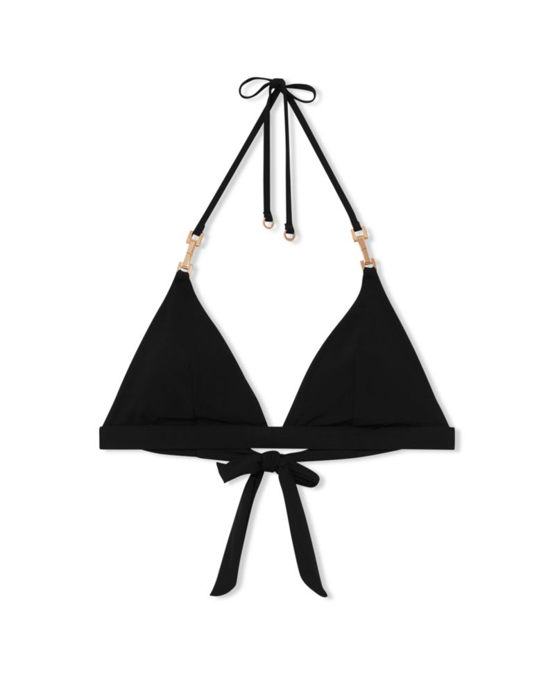 Women's Triangle Halter-Neck Bikini Top