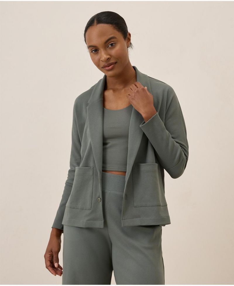 Women's Organic Cotton Airplane Relaxed Blazer