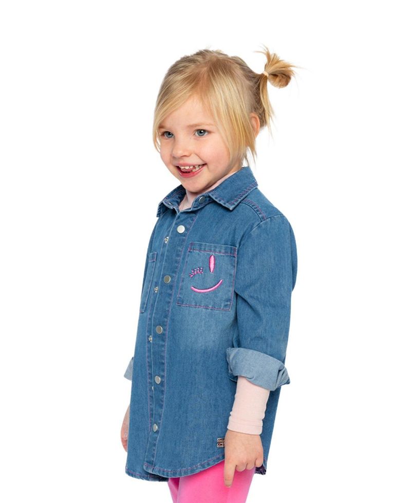 Big Girls (6Y - 14Y) Denim Shirt