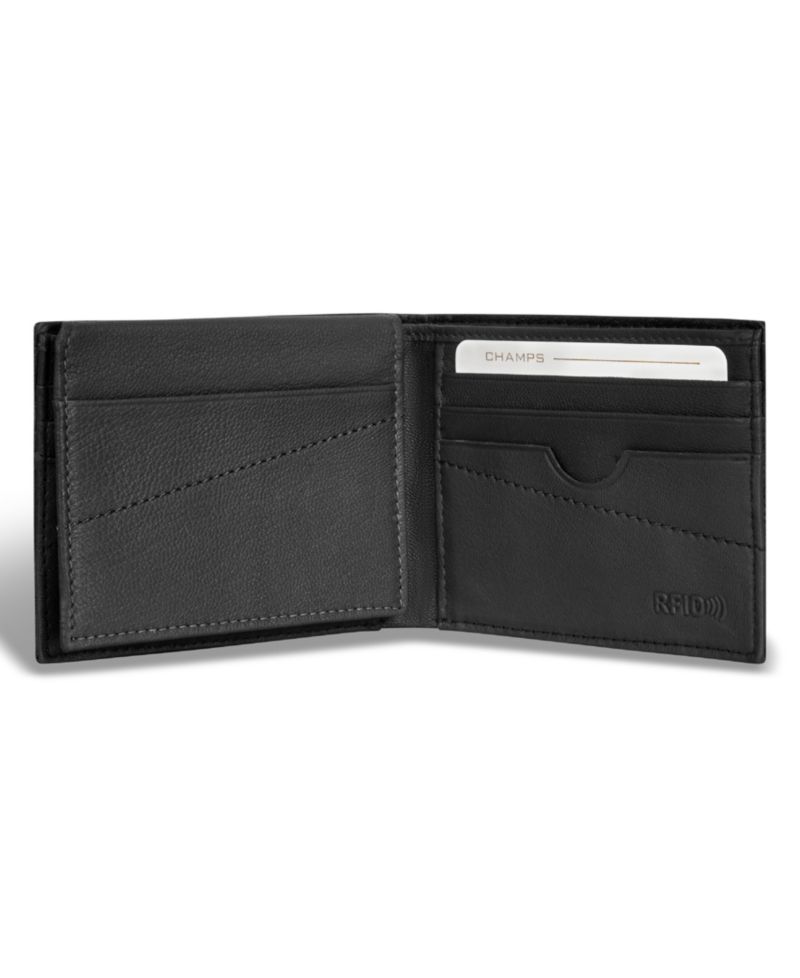 Men's Camo Collection Leather Top Wing Wallet
