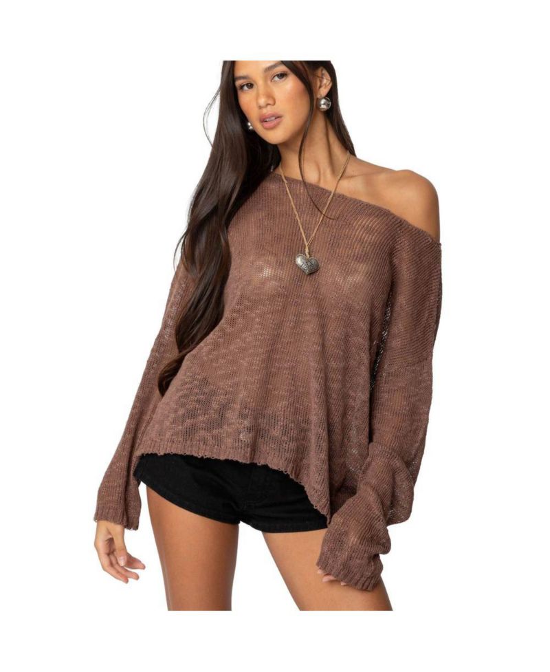 Women's Bri Oversized Boat Neck Sweater