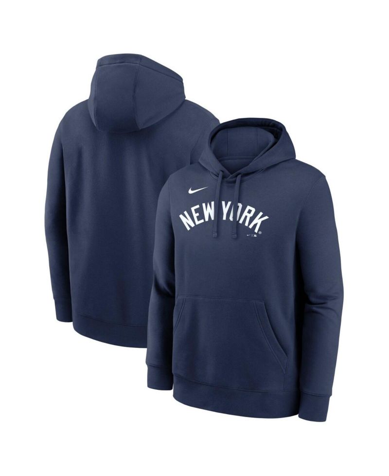 Men's Navy New York Yankees Dri-Fit Club Hoodie