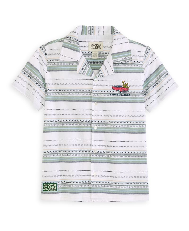 Big Boys Dobby Camp Polo Shirt