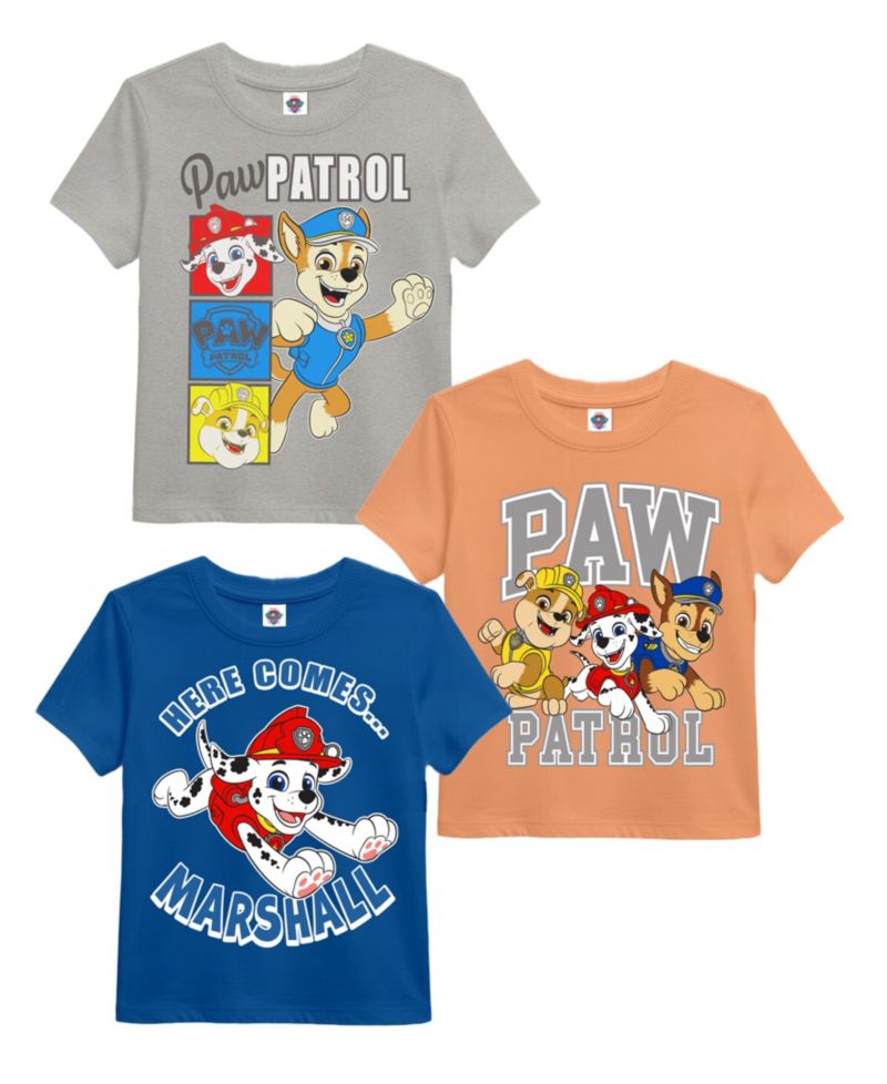 Boys' 2T-7 Short-Sleeve Graphic Print T-Shirt, 3-Pack