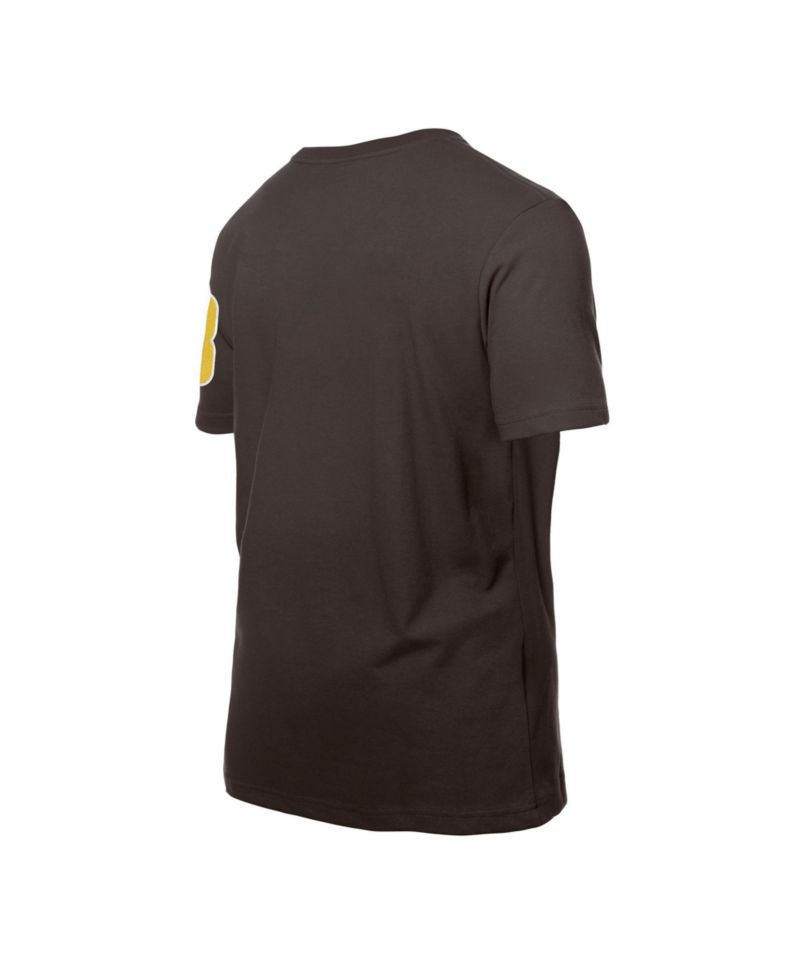 Men's Fernando Tatis Jr. Brown San Diego Padres Design Lab Name & Number T-Shirt