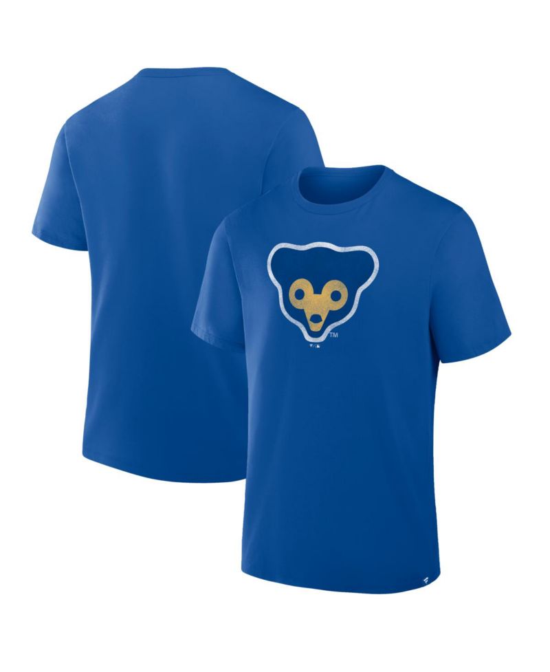 Men's Royal Chicago Cubs Vintage Logo Legacy T-Shirt