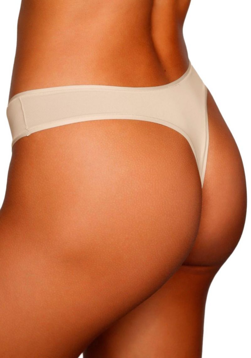 Women's 2-Pack Basic Thongs Low-Rise Minimal-Coverage Thong Underwear