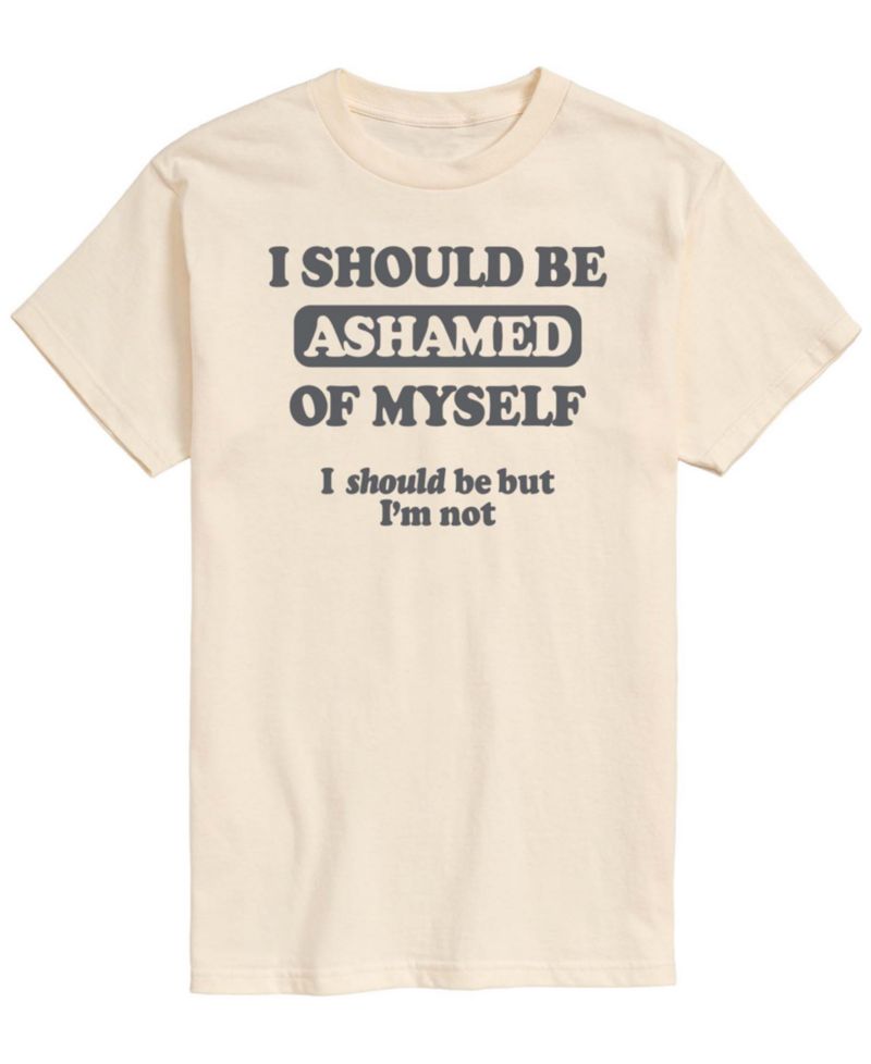Men's Should Be Ashamed Short-Sleeve Graphic T-Shirt