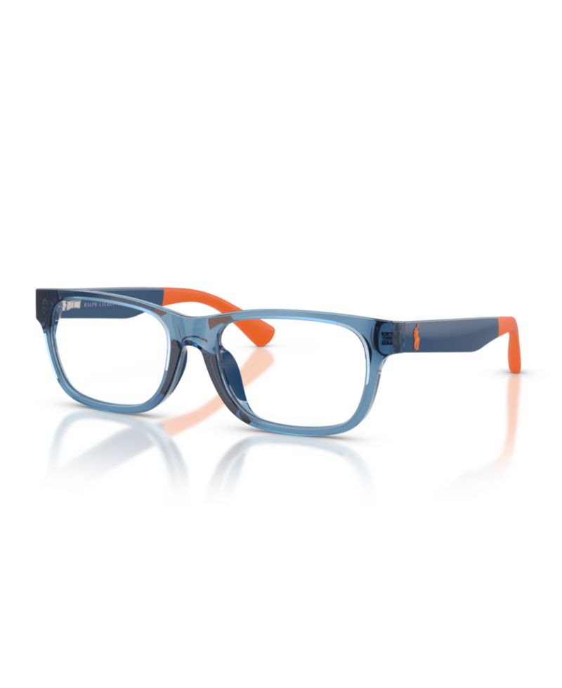 Kids Rectangle Plastic PP8555U Eyeglasses(Ages 11-13)