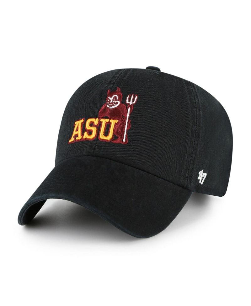 Men's Black Arizona State Sun Devils Vault Clean Up Adjustable Hat
