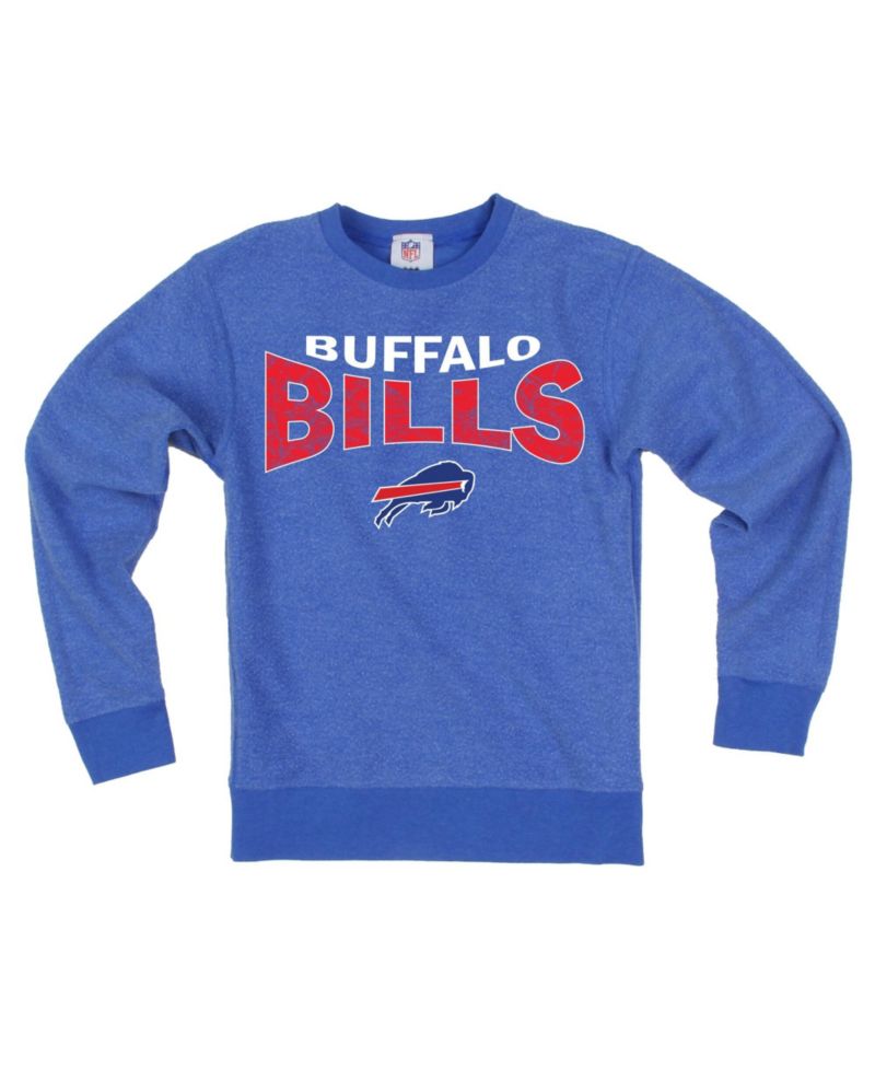 Big Boys and Girls Royal Buffalo Bills Reversible Fleece Sweatshirt