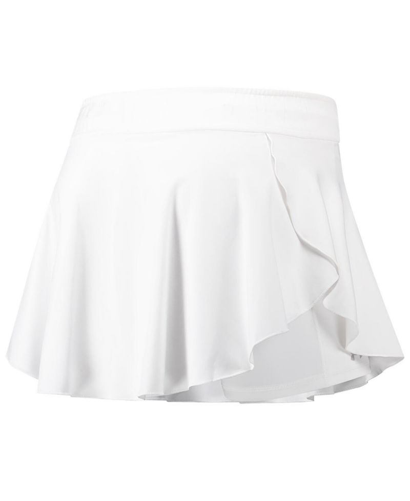 Women's White Wisconsin Badgers Gameday Split Soft Skort